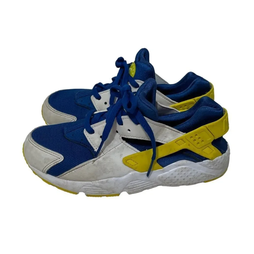 Nike Huarache Blue & Yellow Athletic Shoes